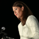 Kentucky Secretary of State Alison Lundergan Grimes (D-KY) speaks to supporters on November 4, 2014, in Lexington, Kentucky. Photo: Getty